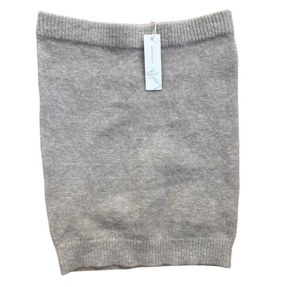 🤎 Blue Ivy Sweater Knit Skirt NWT Sz S Taupe